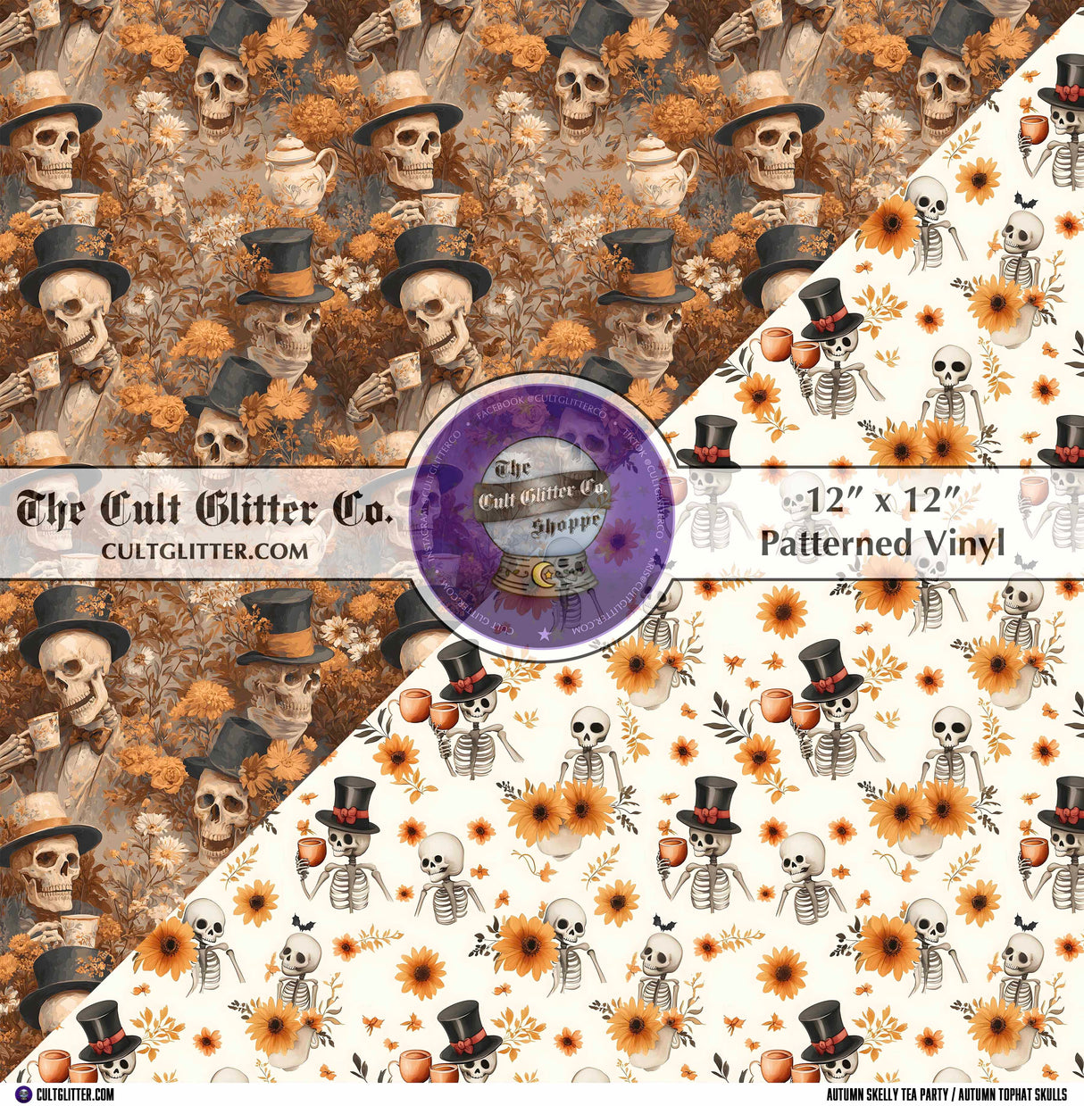 Autumn Skelly Tea Party / Autumn Tophat - Vinyls