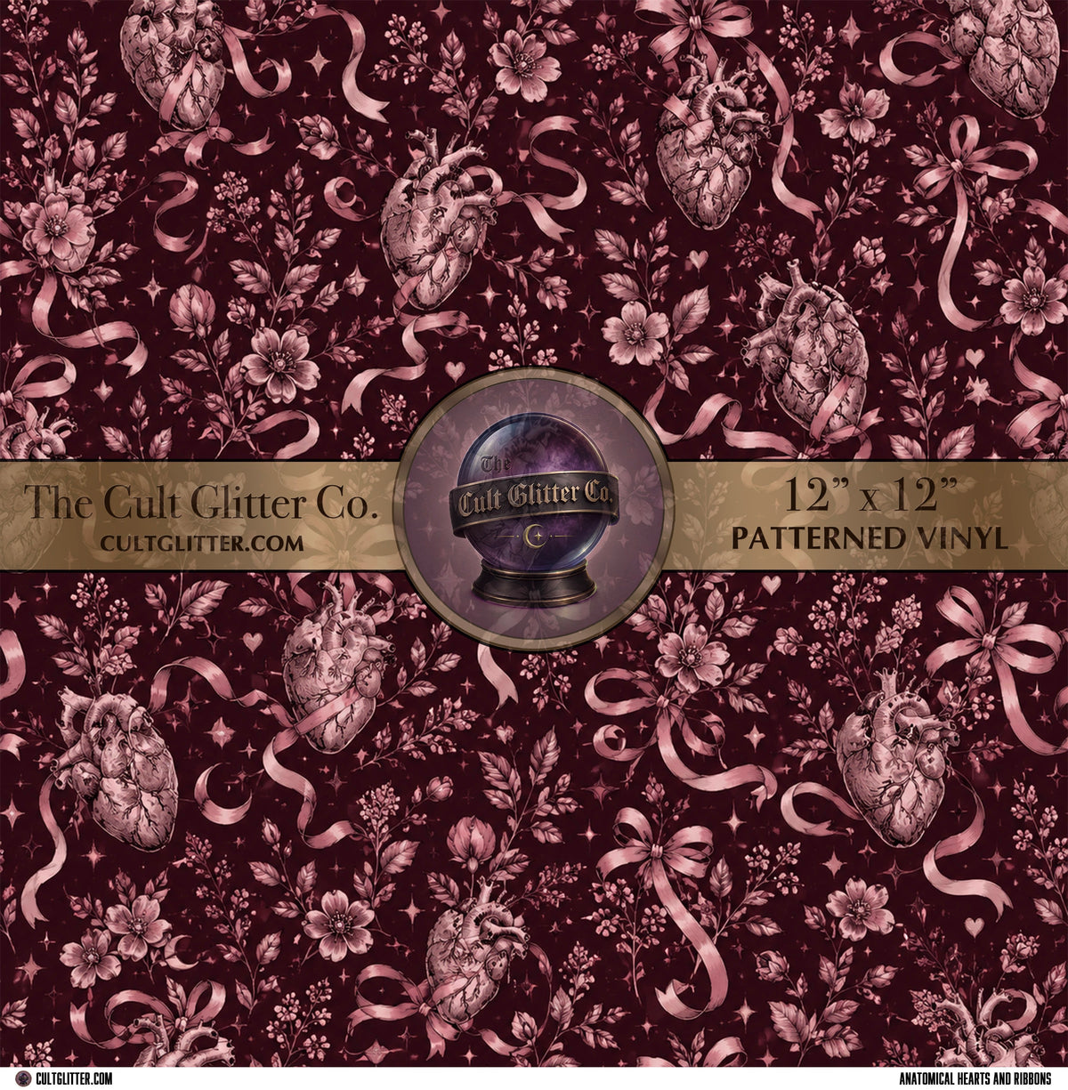 Anatomical Hearts and Ribbons - Vinyl