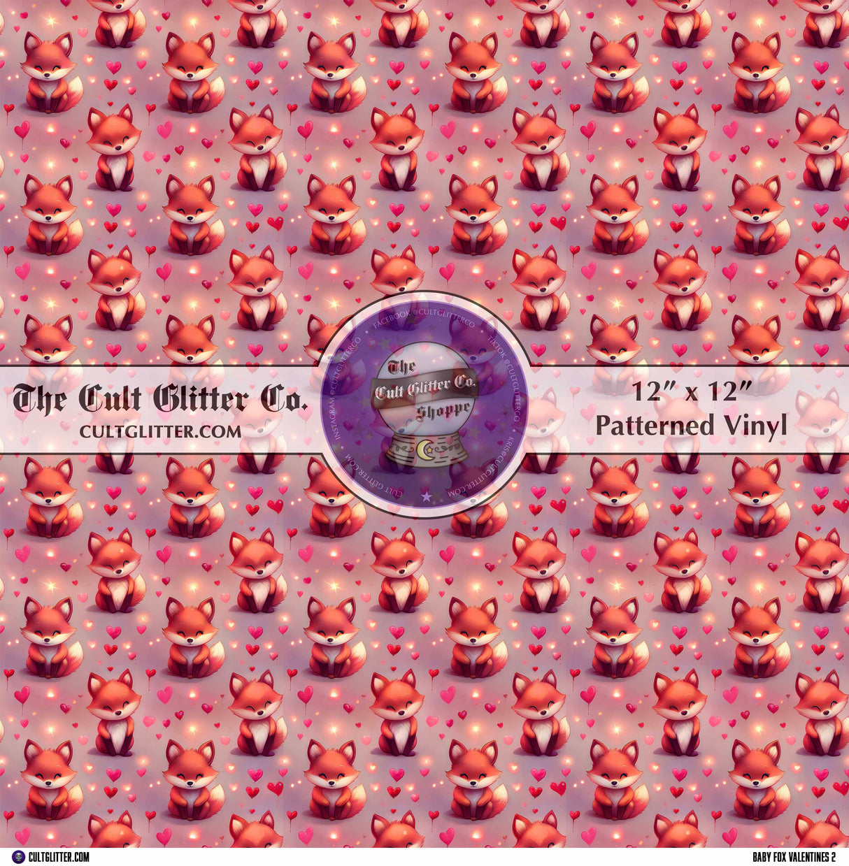 Baby Fox Valentines 2 - Vinyl