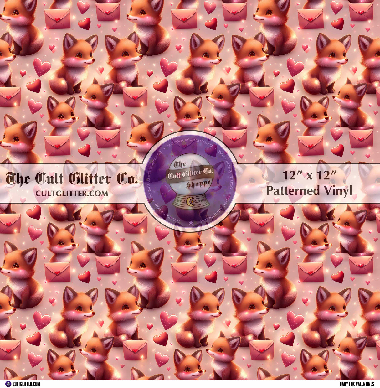Baby Fox Valentines - Vinyl