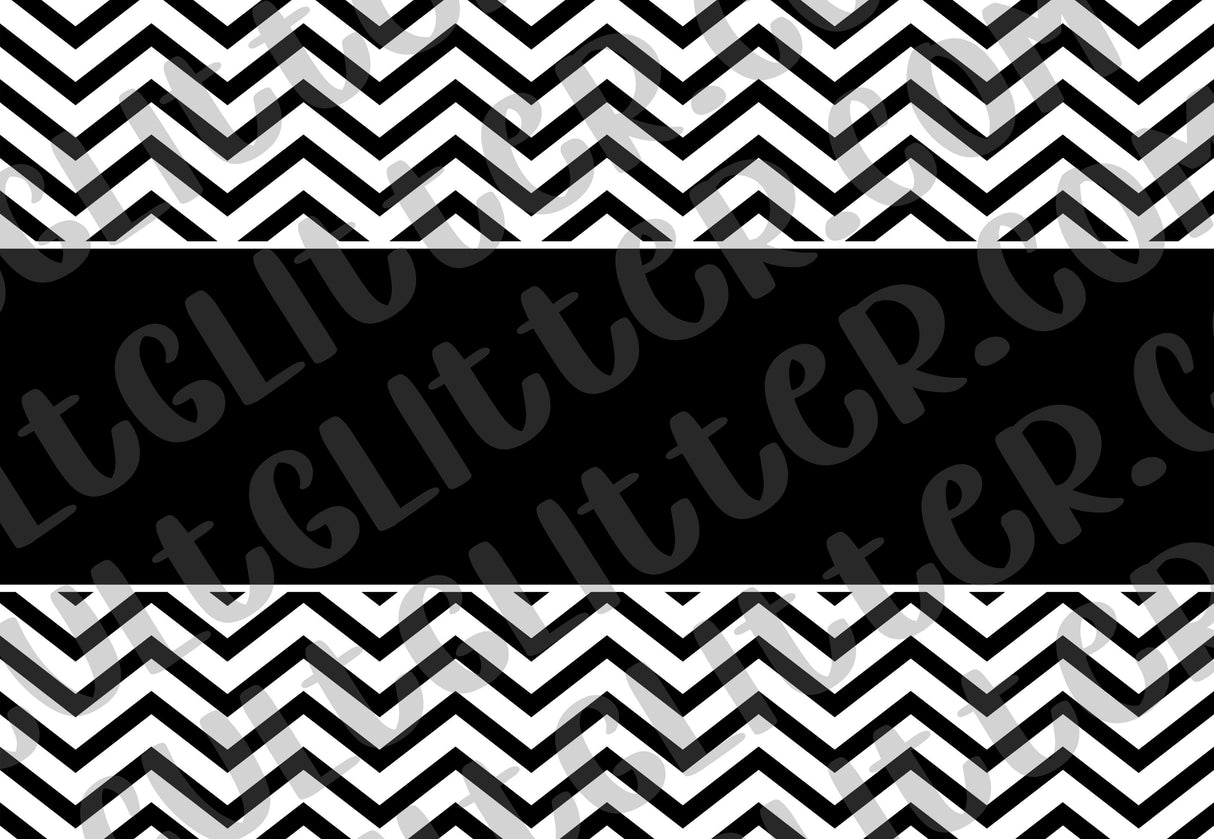 Banded Chevron Tumbler Template