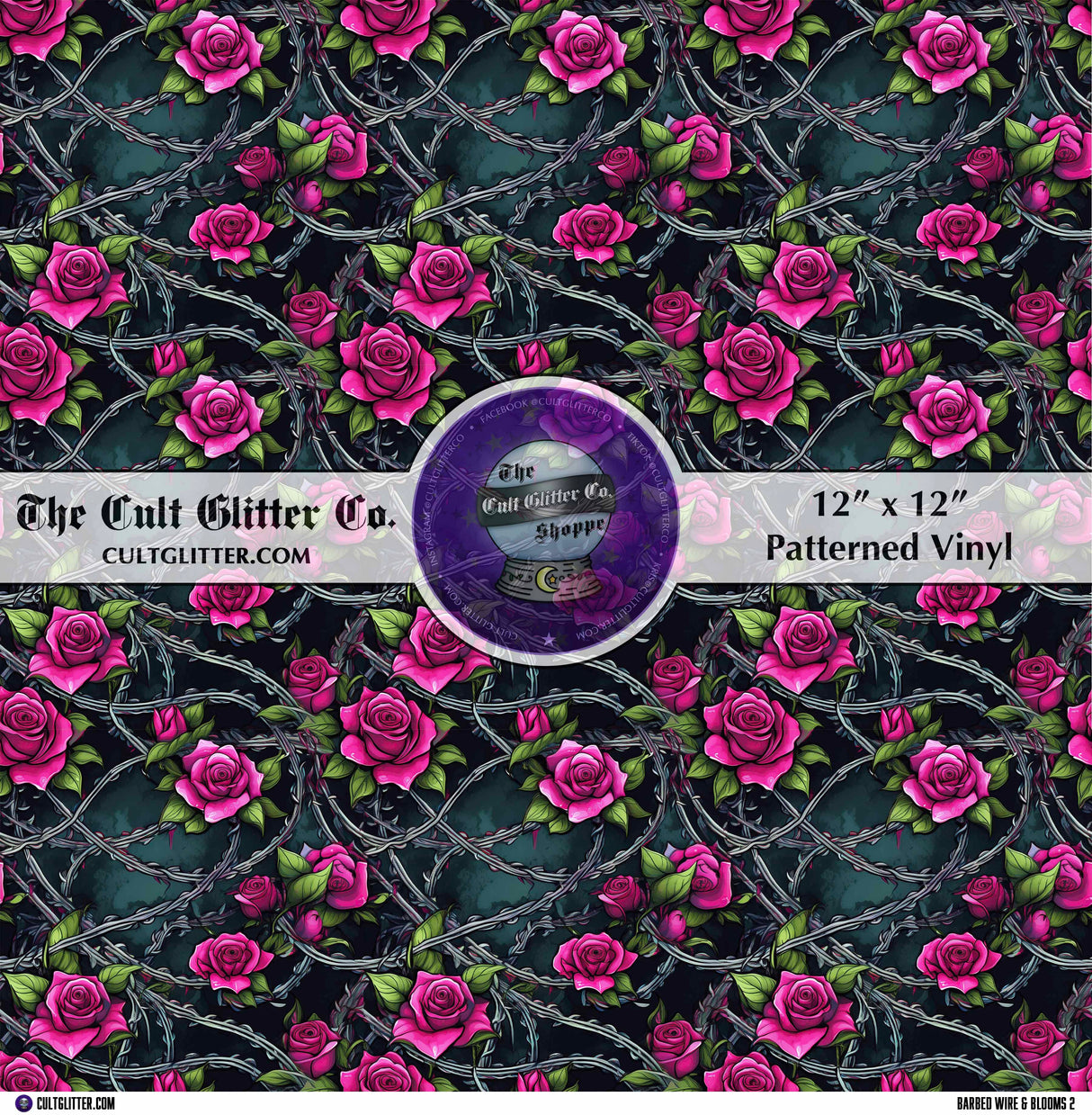 Barbed Wire & Blooms 2 - Vinyl