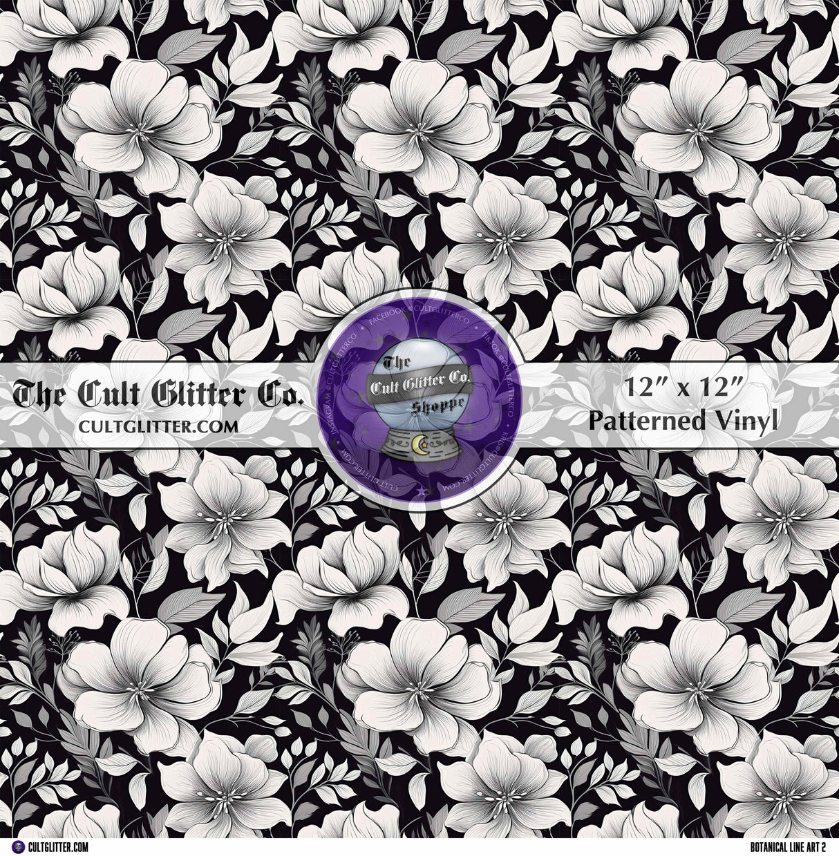 Botanical Line Art 2 - Vinyl