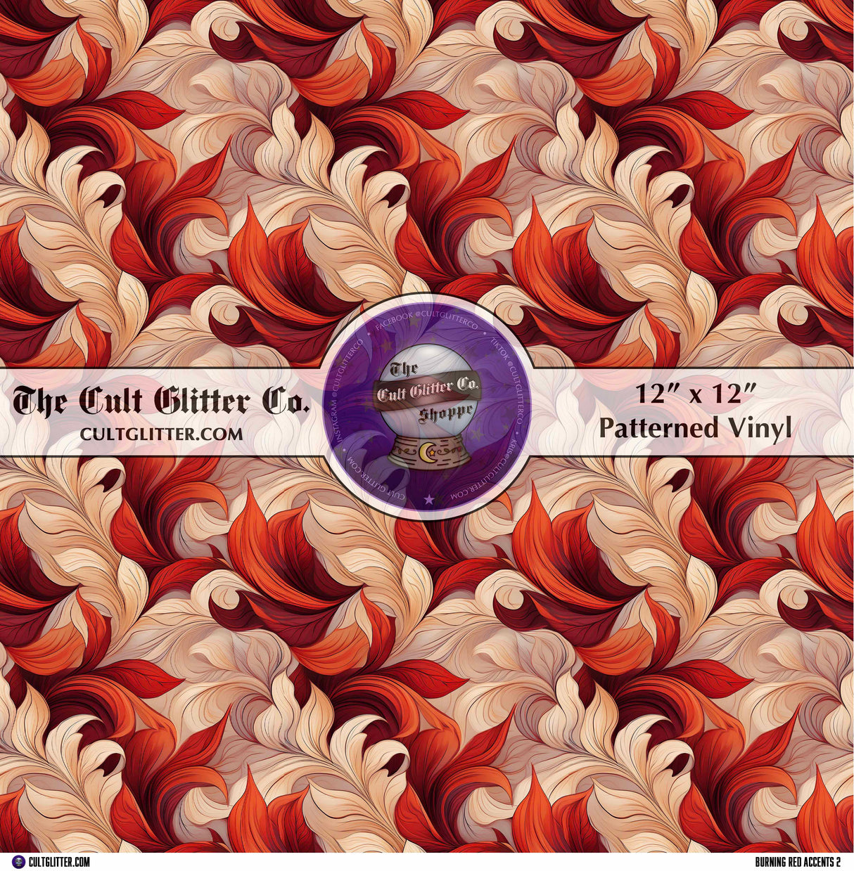 Burning Red Accents 2 - Vinyl