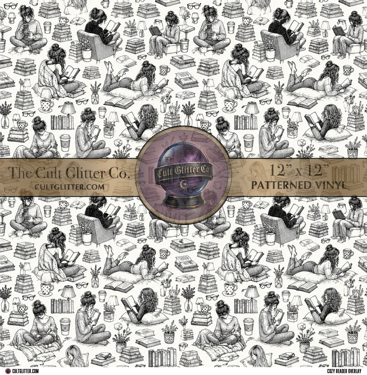 Cozy Reader Overlay - Vinyl