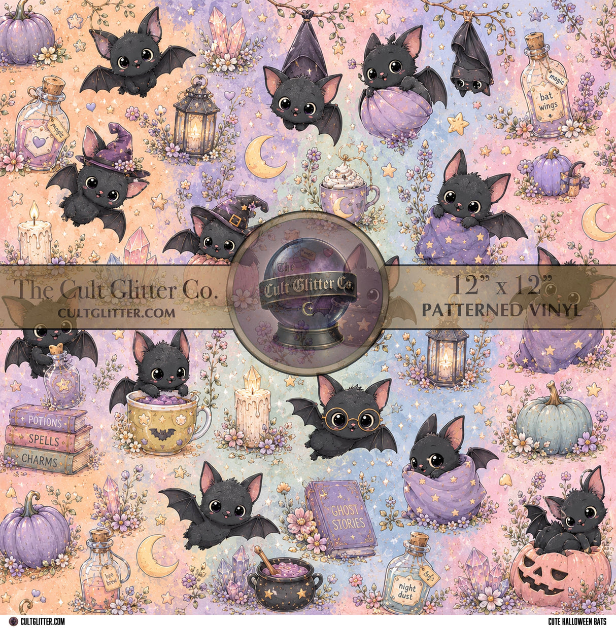 Cute Halloween Bats - Vinyl