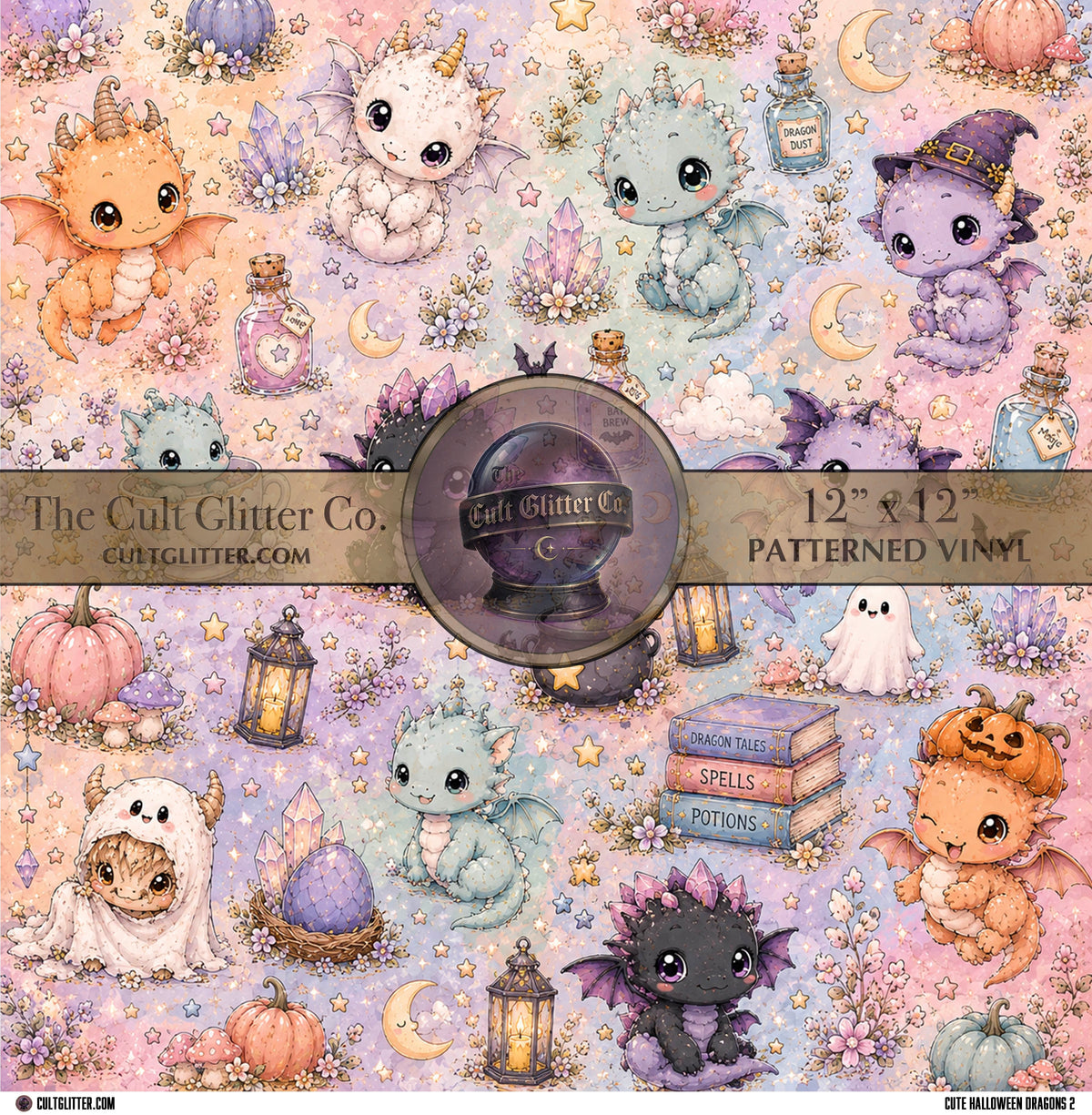 Cute Halloween Dragons 2 - Vinyl
