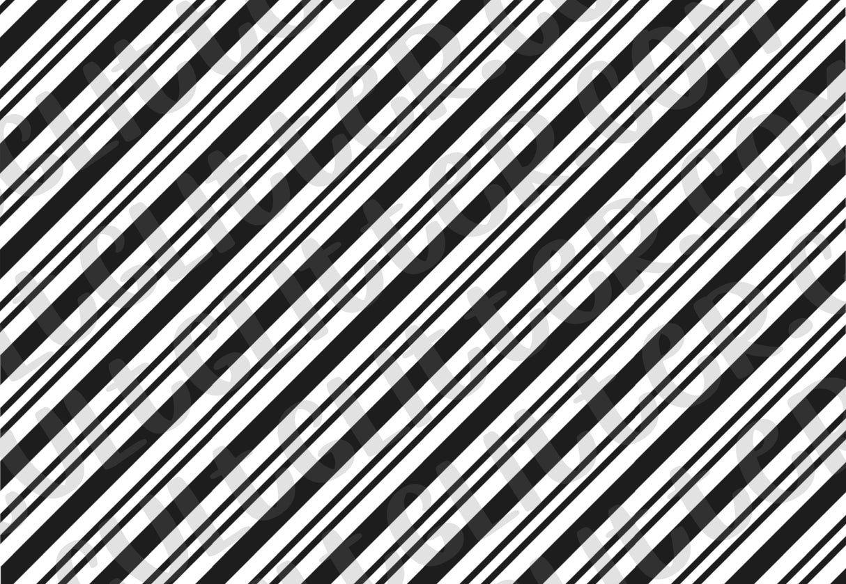 Candy Cane Tumbler Template