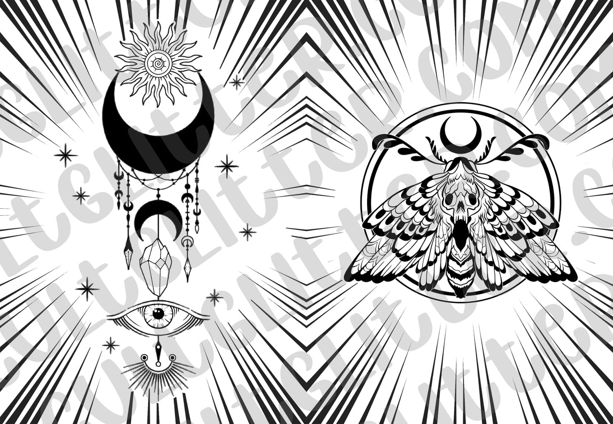 Celestial Death Moth Template