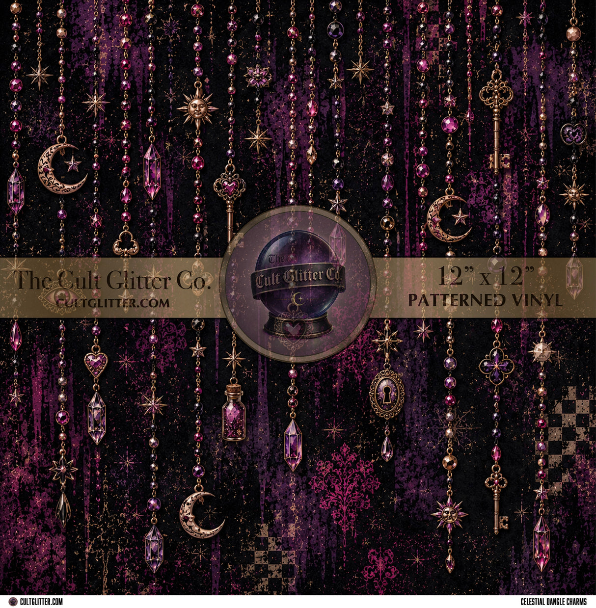 Celestial Dangle Charms - Vinyl