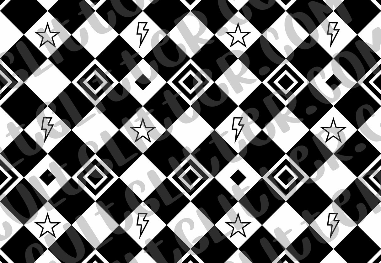 Checkered Punk Template