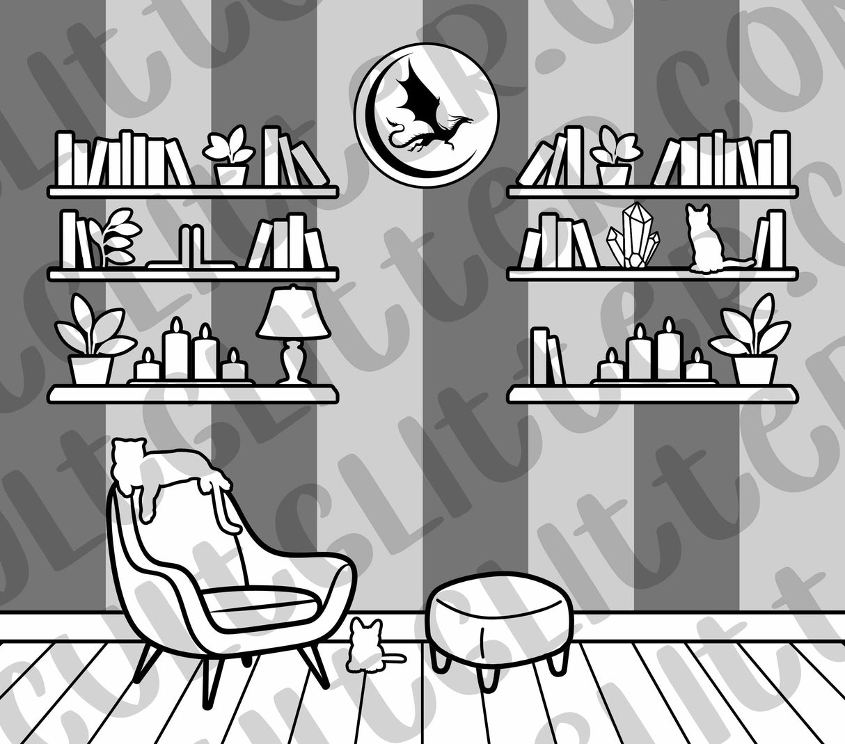 Cozy Library Template