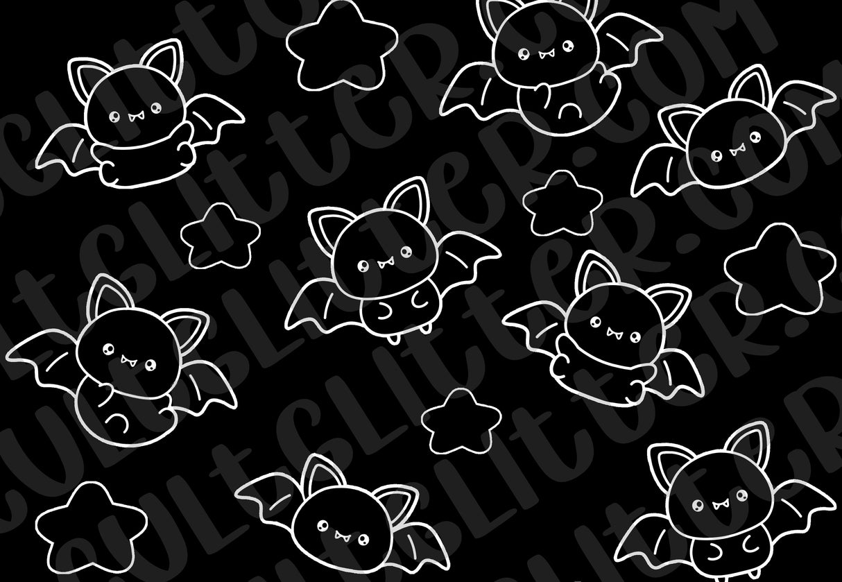 Cute Bats Template