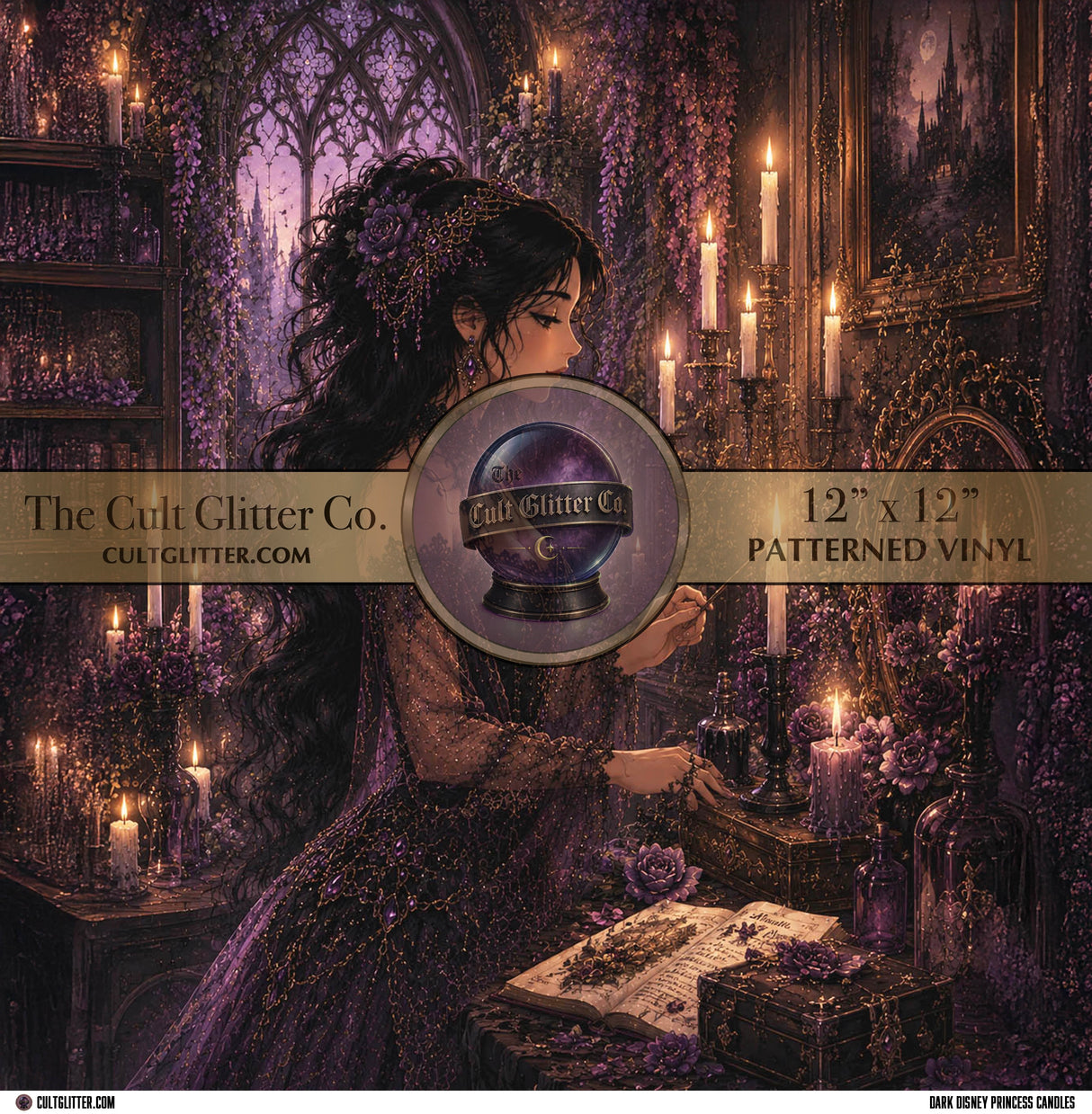 Dark Disney Princess Candles - Vinyl