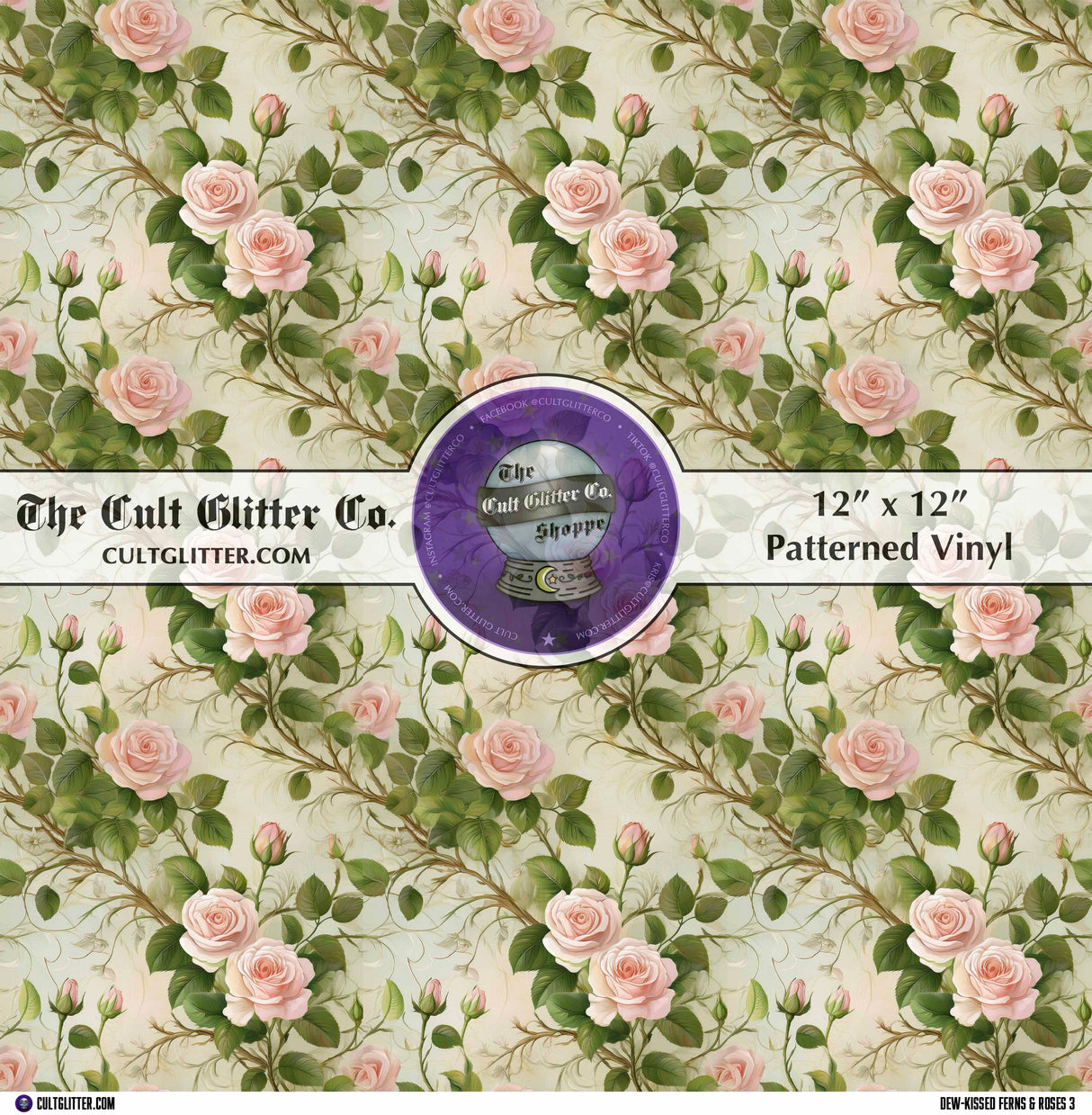 Dew-Kissed Ferns & Roses 3 - Vinyl