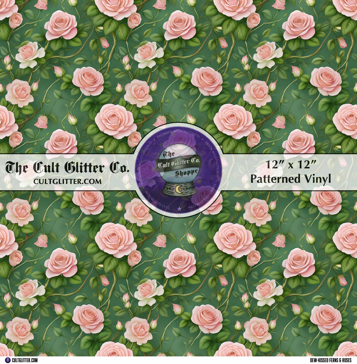 Dew-Kissed Ferns & Roses - Vinyl