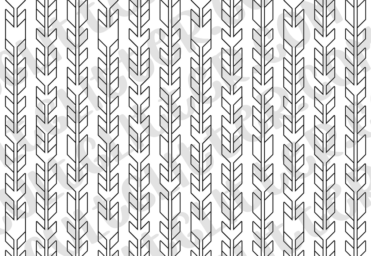 Downward Arrows Tumbler Template