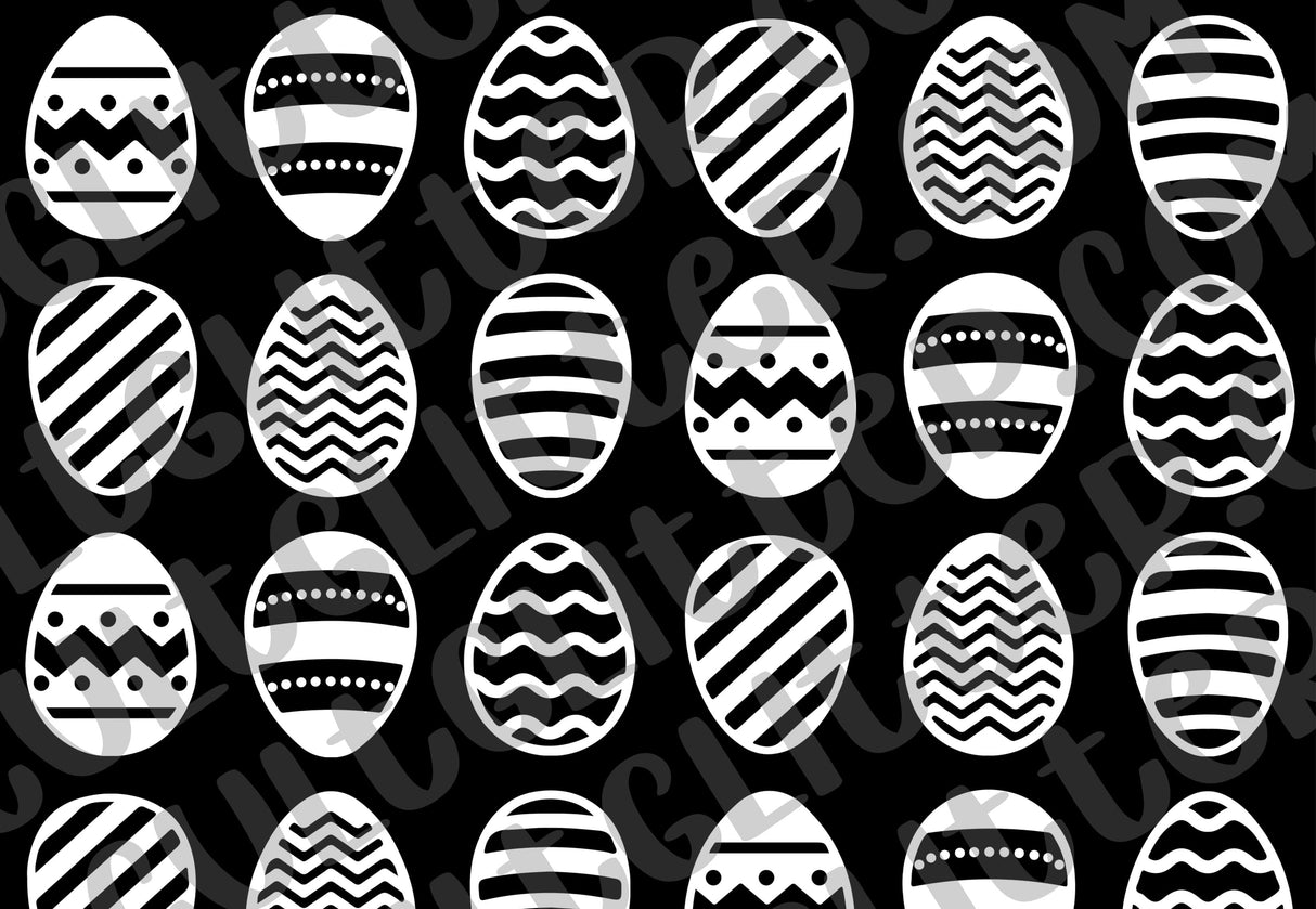 Easter Eggs Tumbler Template
