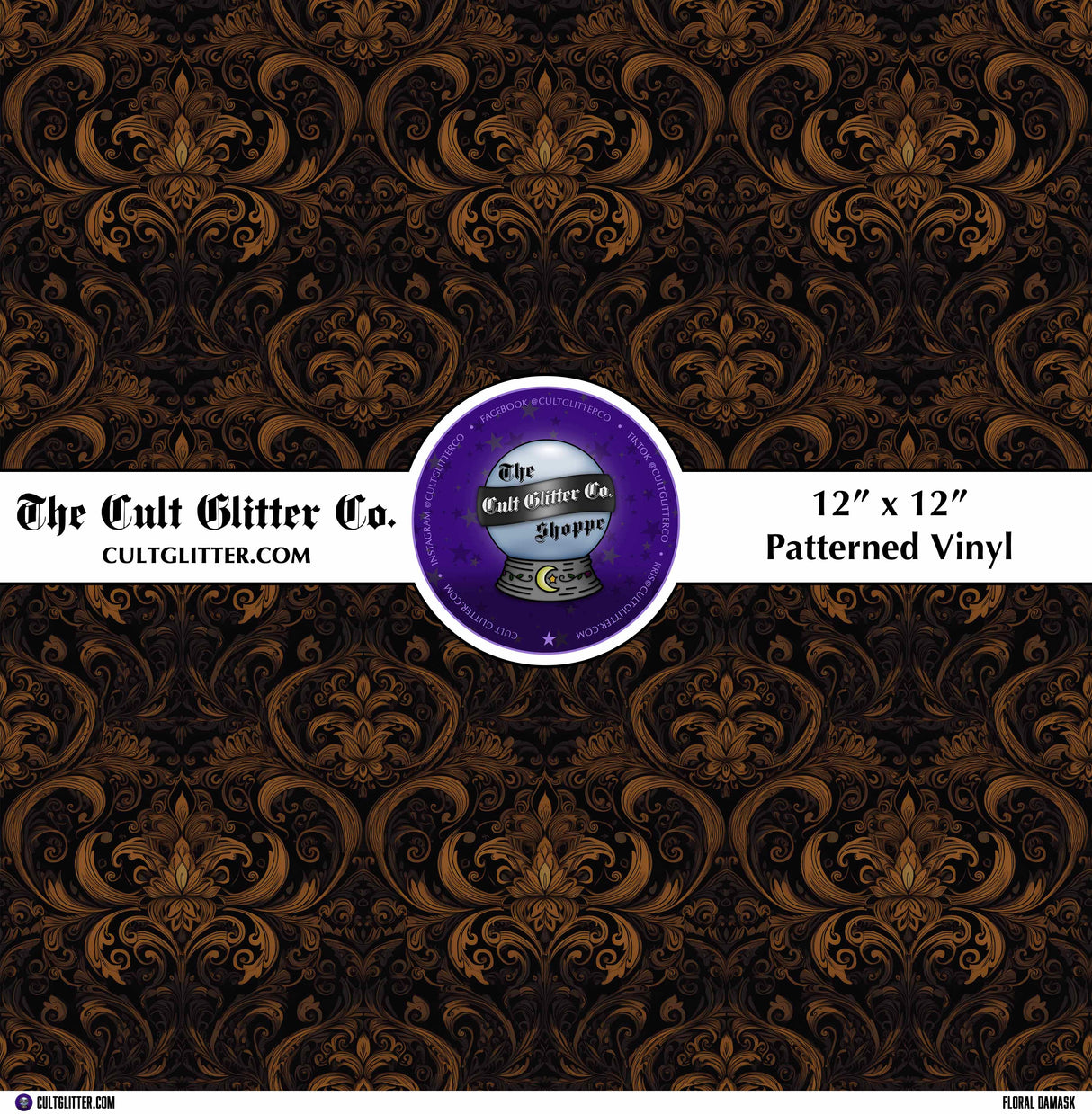 Floral Damask - Vinyl