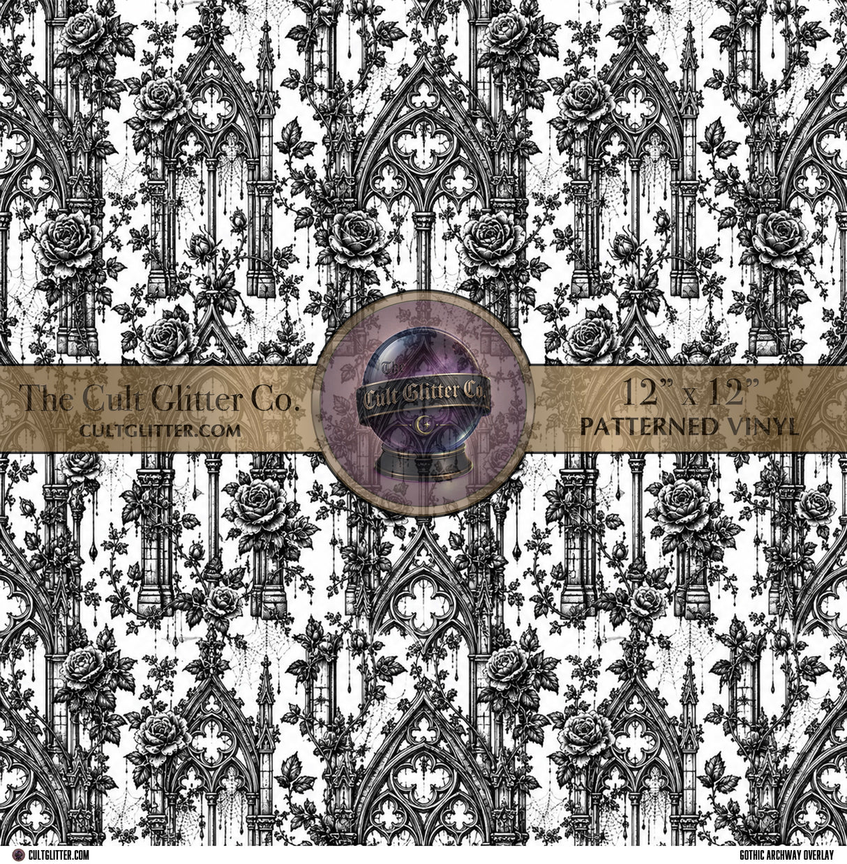Gothic Archway Overlay - Vinyl