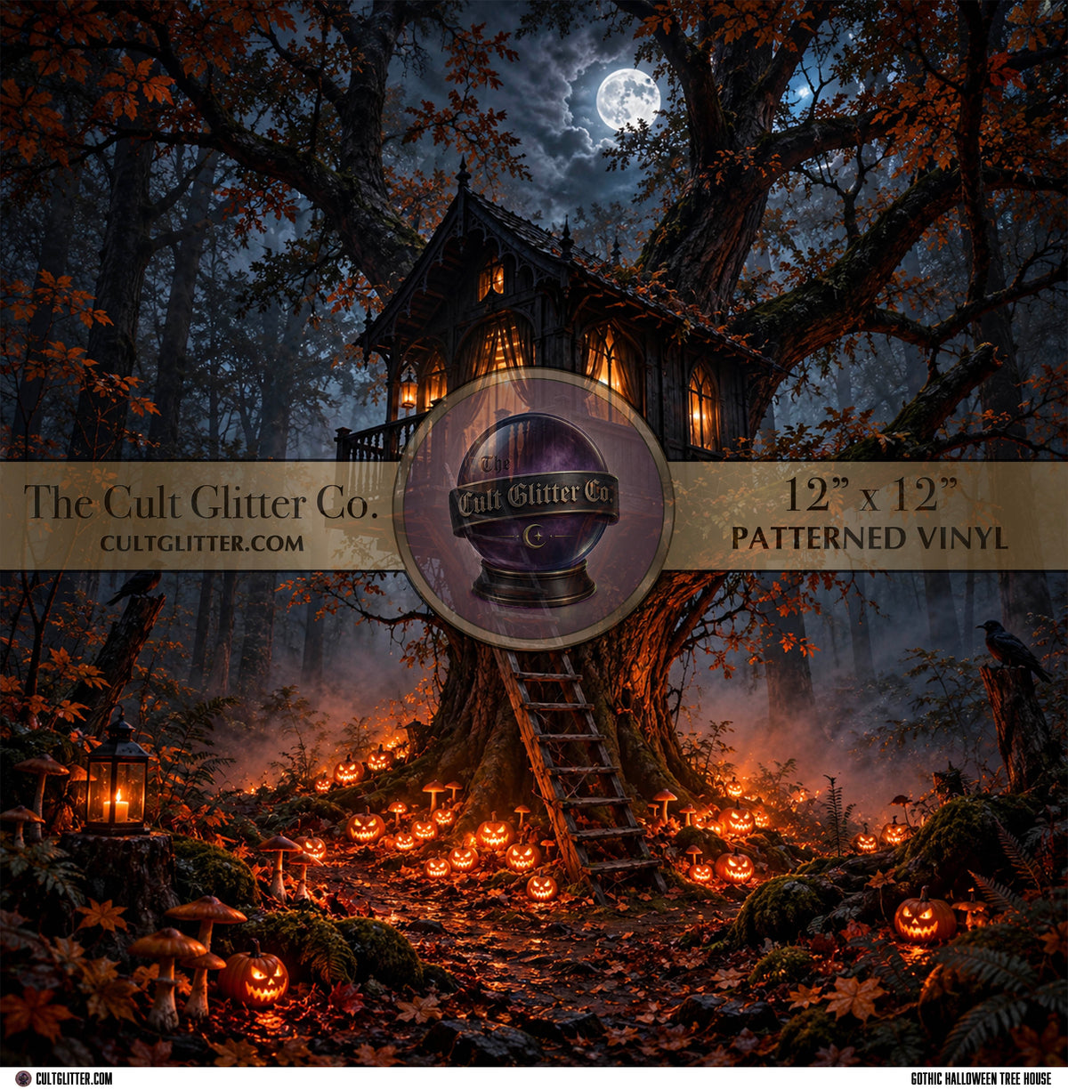 Gothic Halloween Tree House - Vinyl