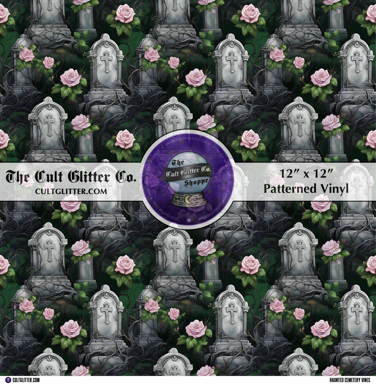 Haunted Cemetery Vines - Vinyl