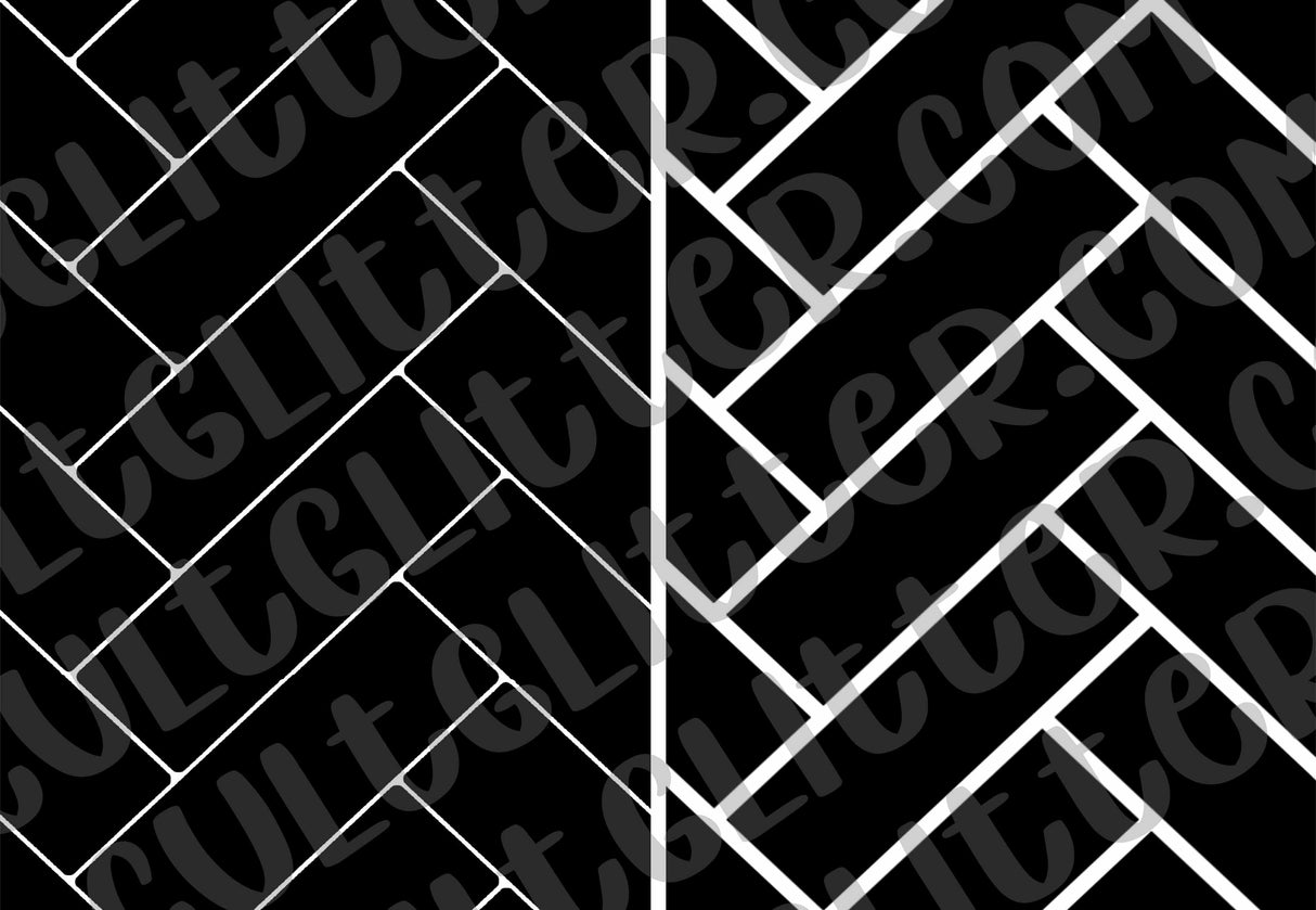 Herringbone Chunky Template