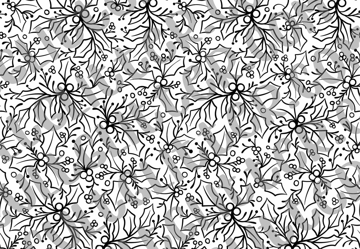 Holly Berries Template