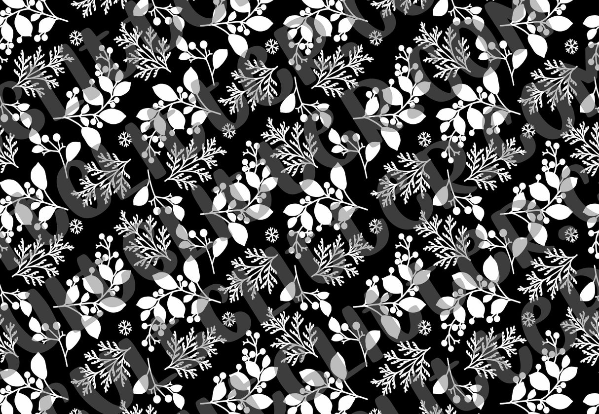 Holly & Pine Template