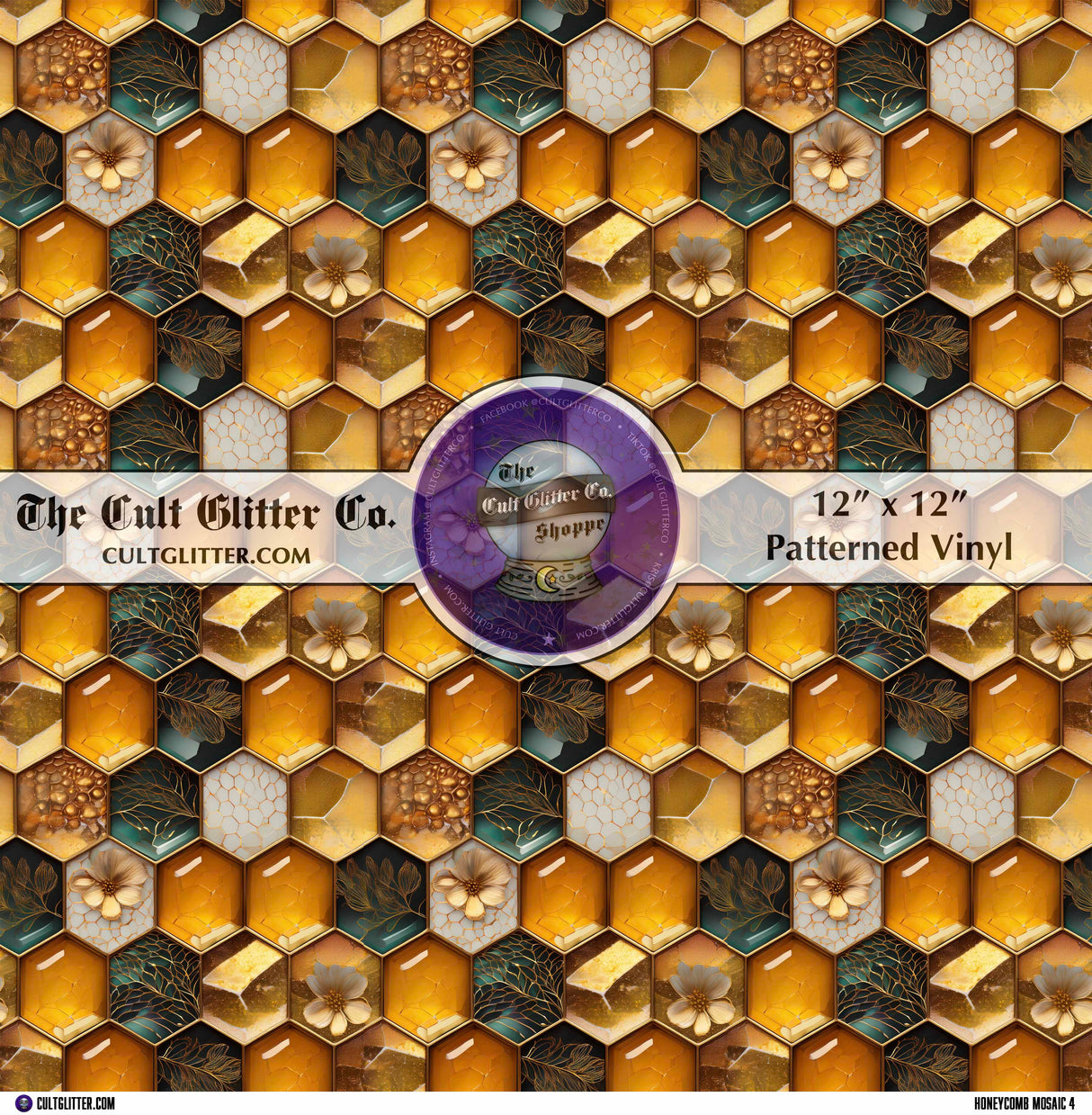 Honeycomb Mosaic 4 - Vinyl