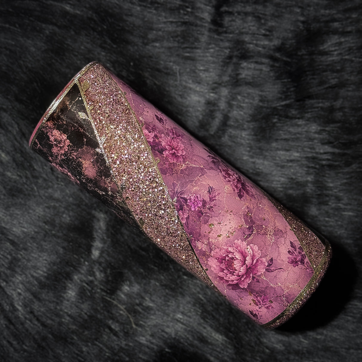 Edgy Floral Mauve Swirl - 20oz