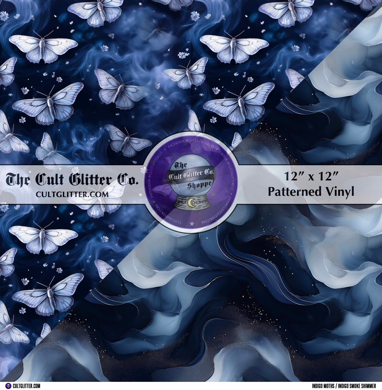 Indigo Moths / Indigo Smoke Shimmer - Vinyl