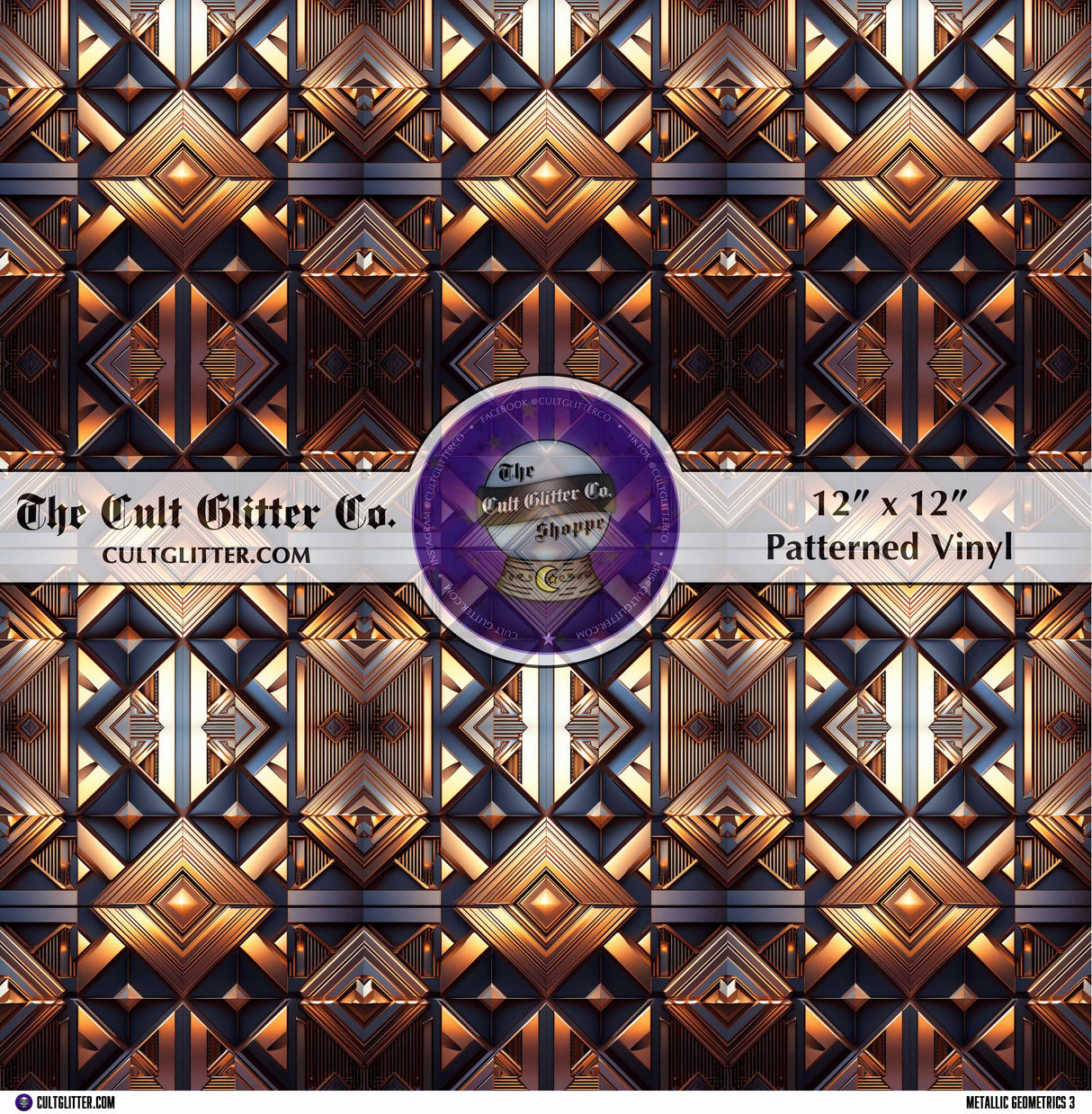Metallic Geometrics 3 - Vinyl