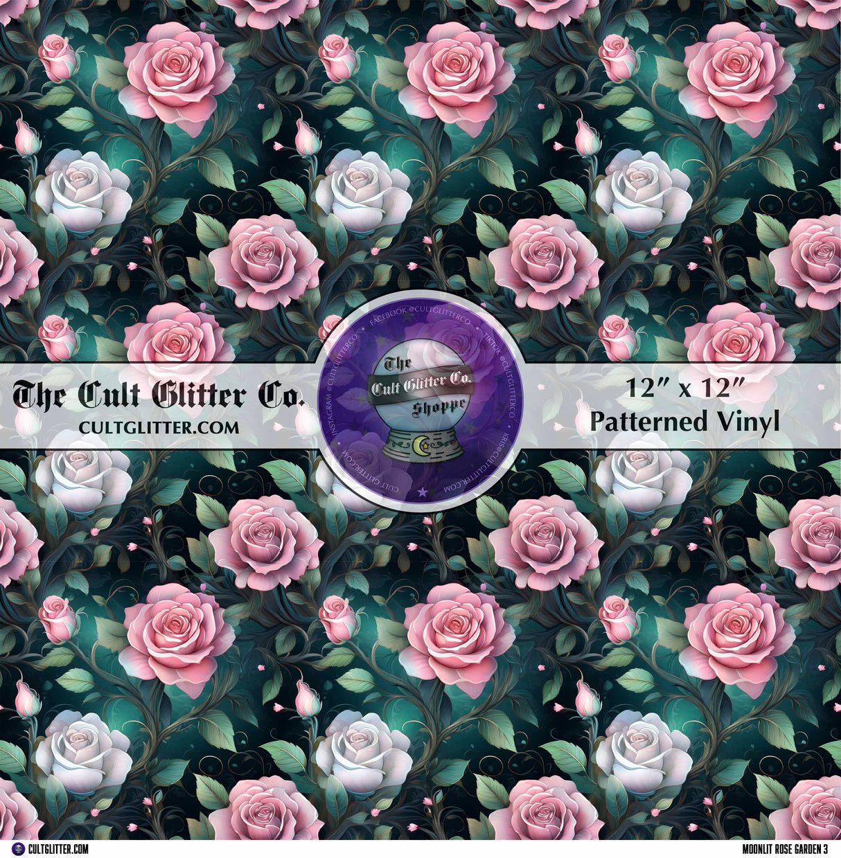Moonlit Rose Garden 3 - Vinyl