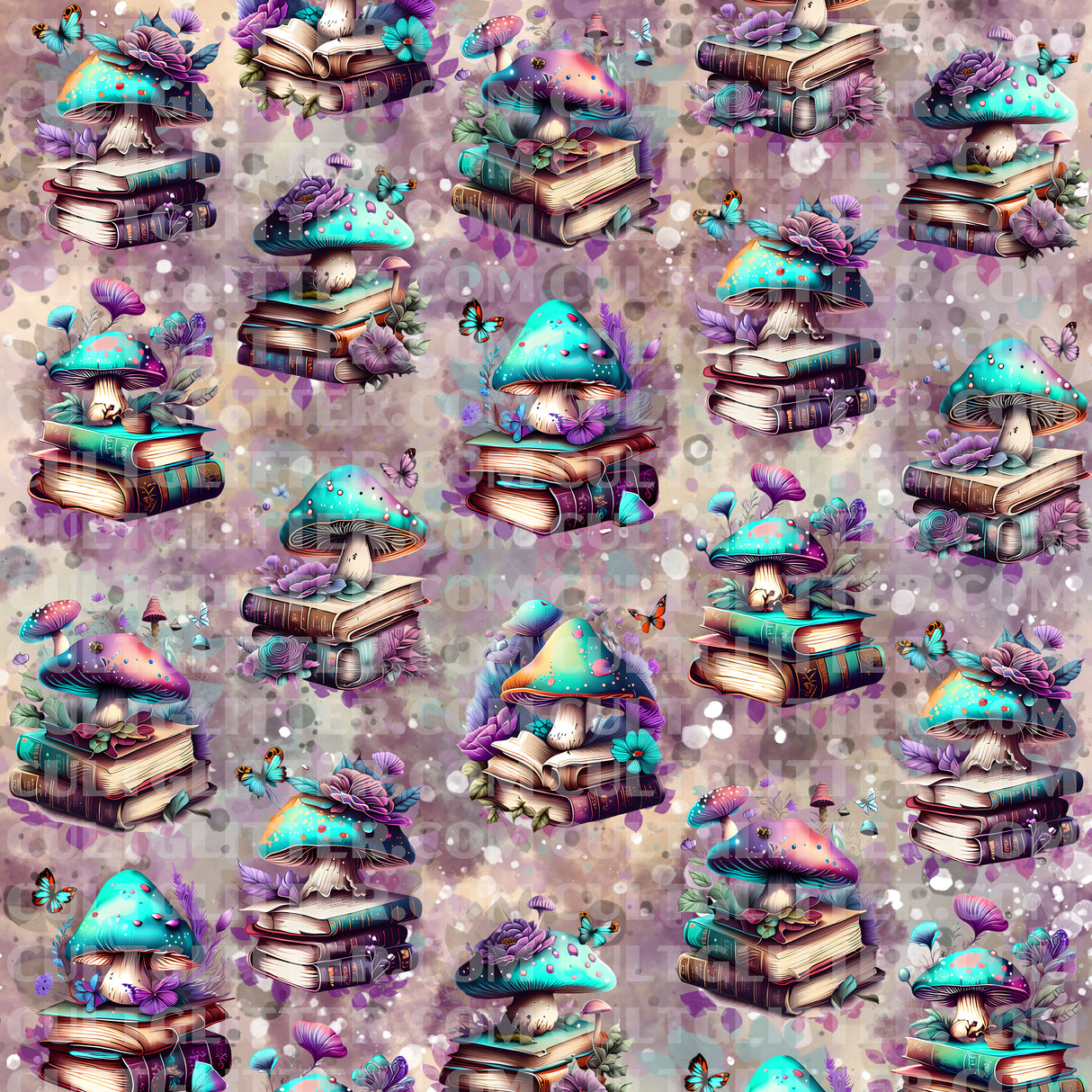 Mushroom Reader Wrap - Printable