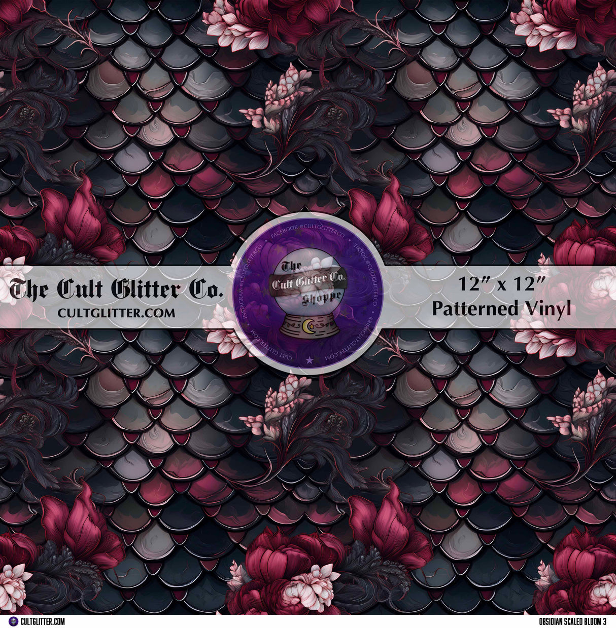 Obsidian Scaled Bloom 3 - Vinyl