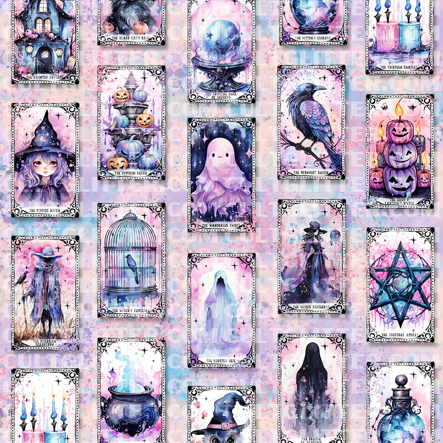 Pastel Tarot Wrap - Printable