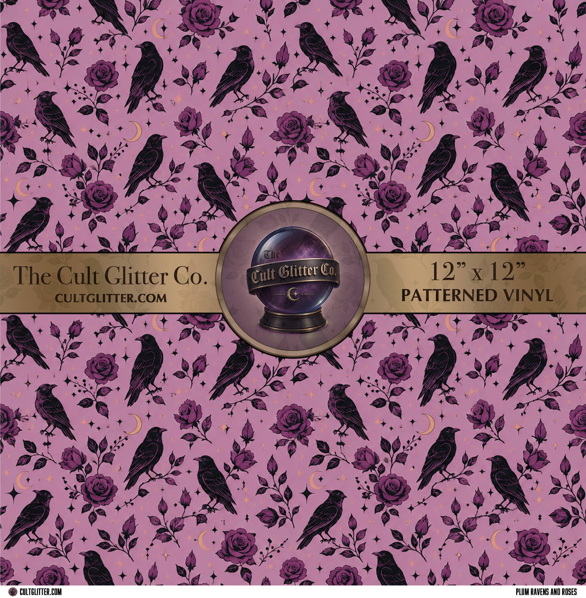 Plum Ravens and Roses - Vinyl