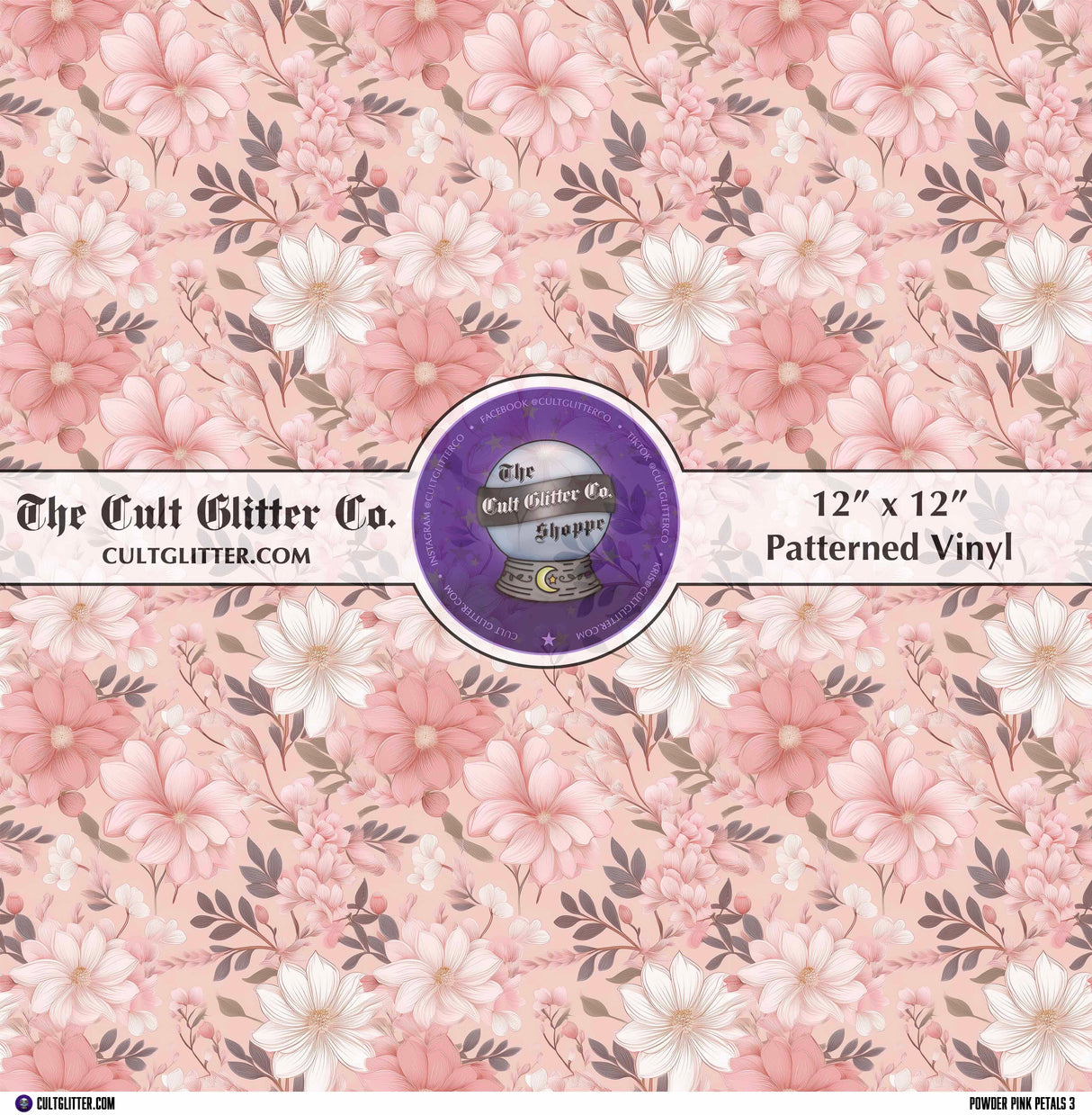 Powder Pink Petals 3 - Vinyl