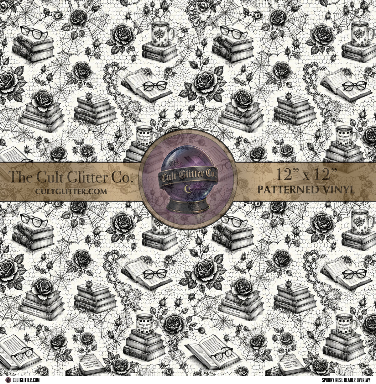 Spooky Rose Reader Overlay - Vinyl