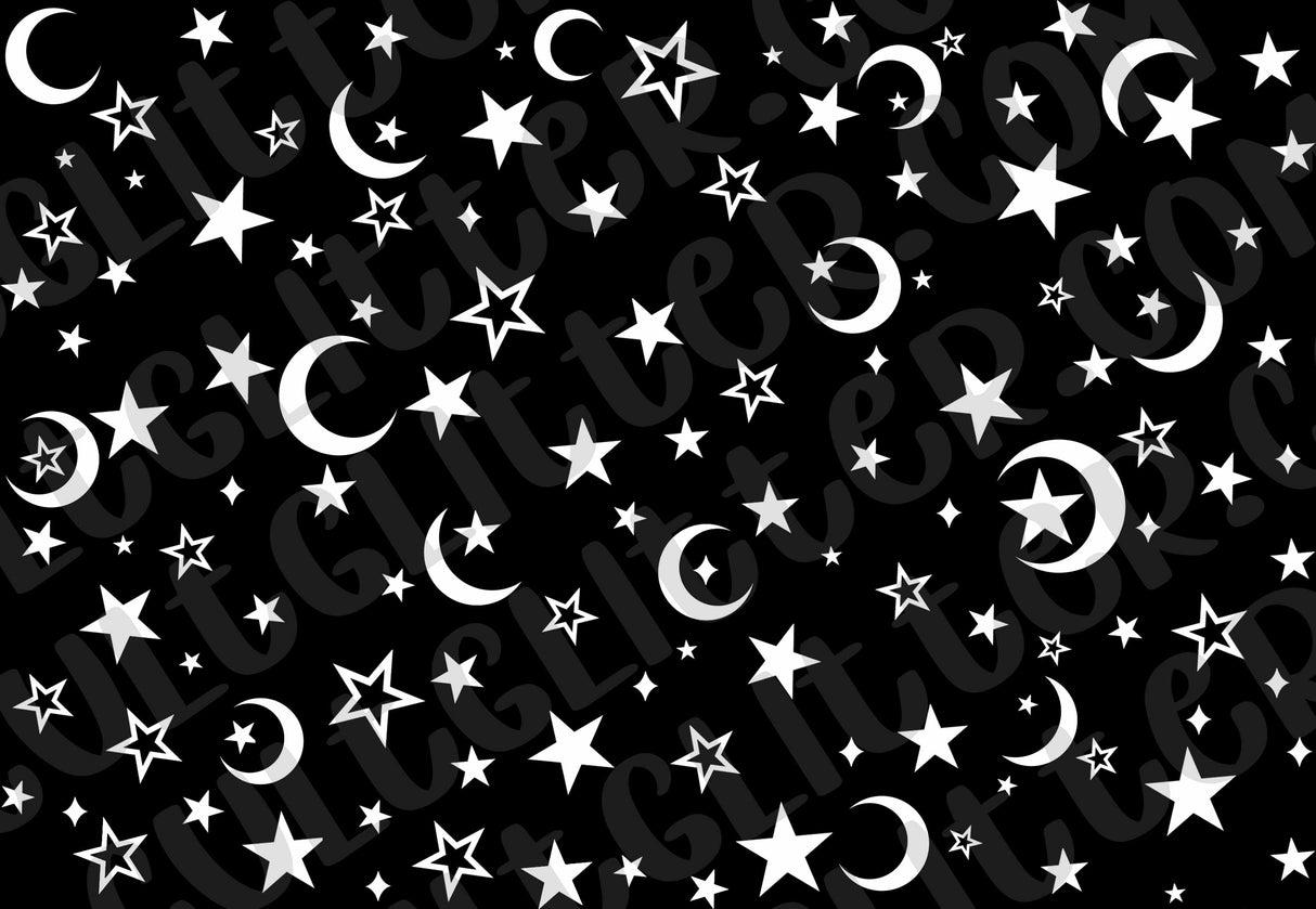 Stars & Moons Template