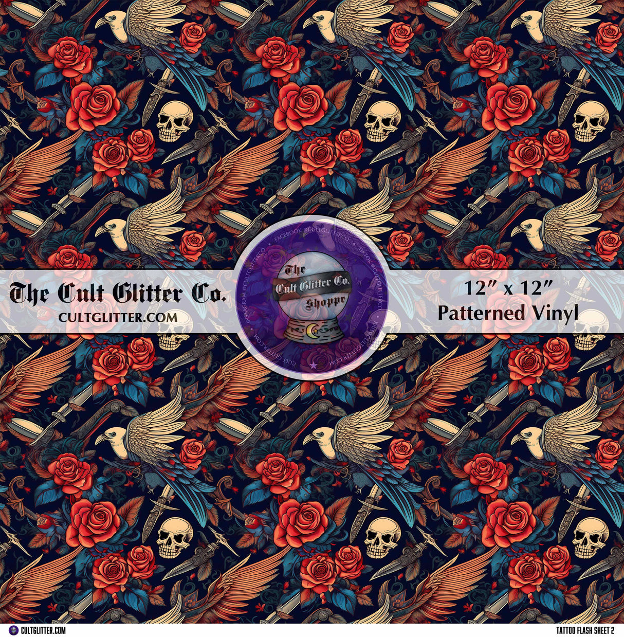 Tattoo Flash Sheet 2 - Vinyl