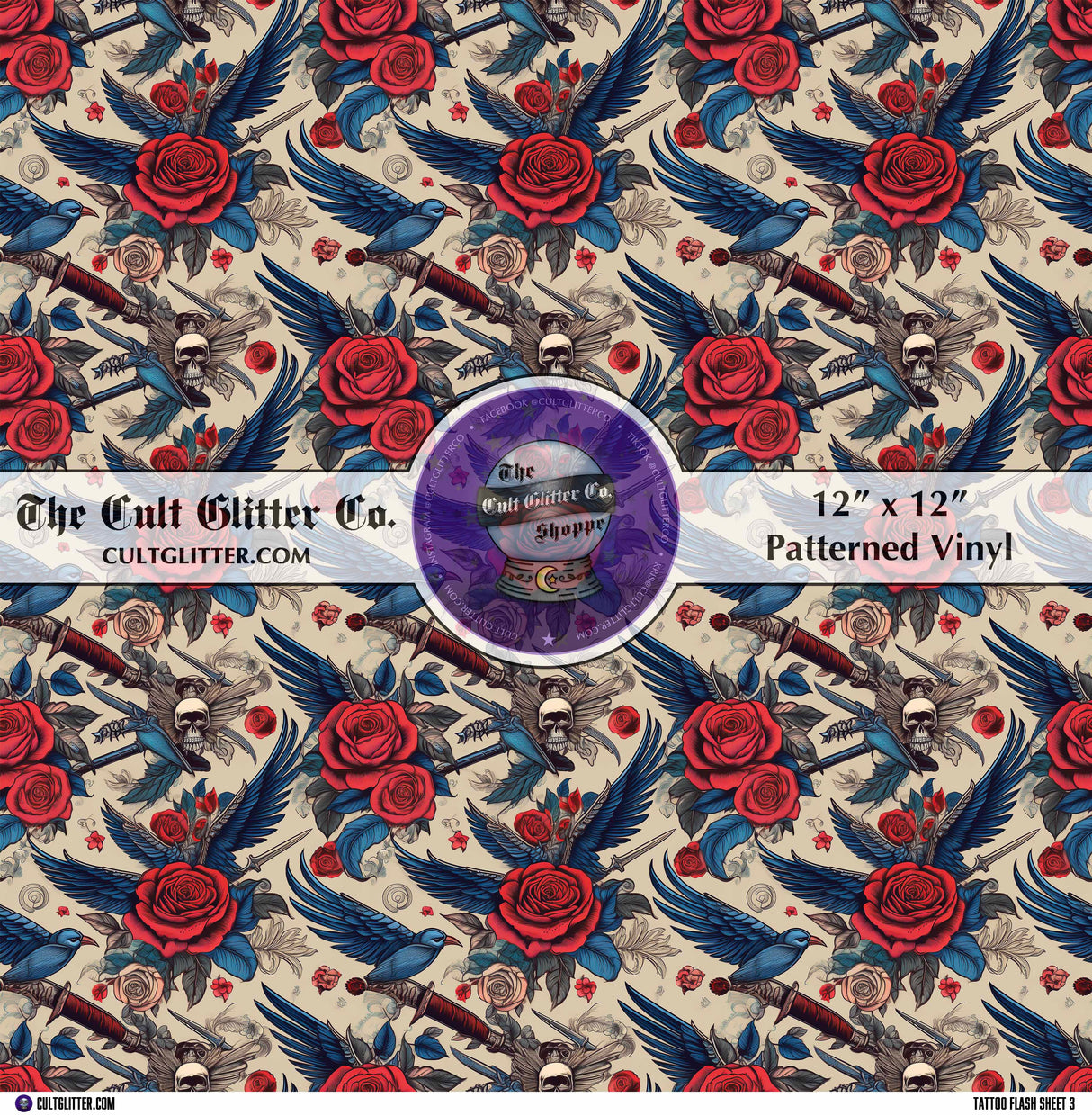 Tattoo Flash Sheet 3 - Vinyl