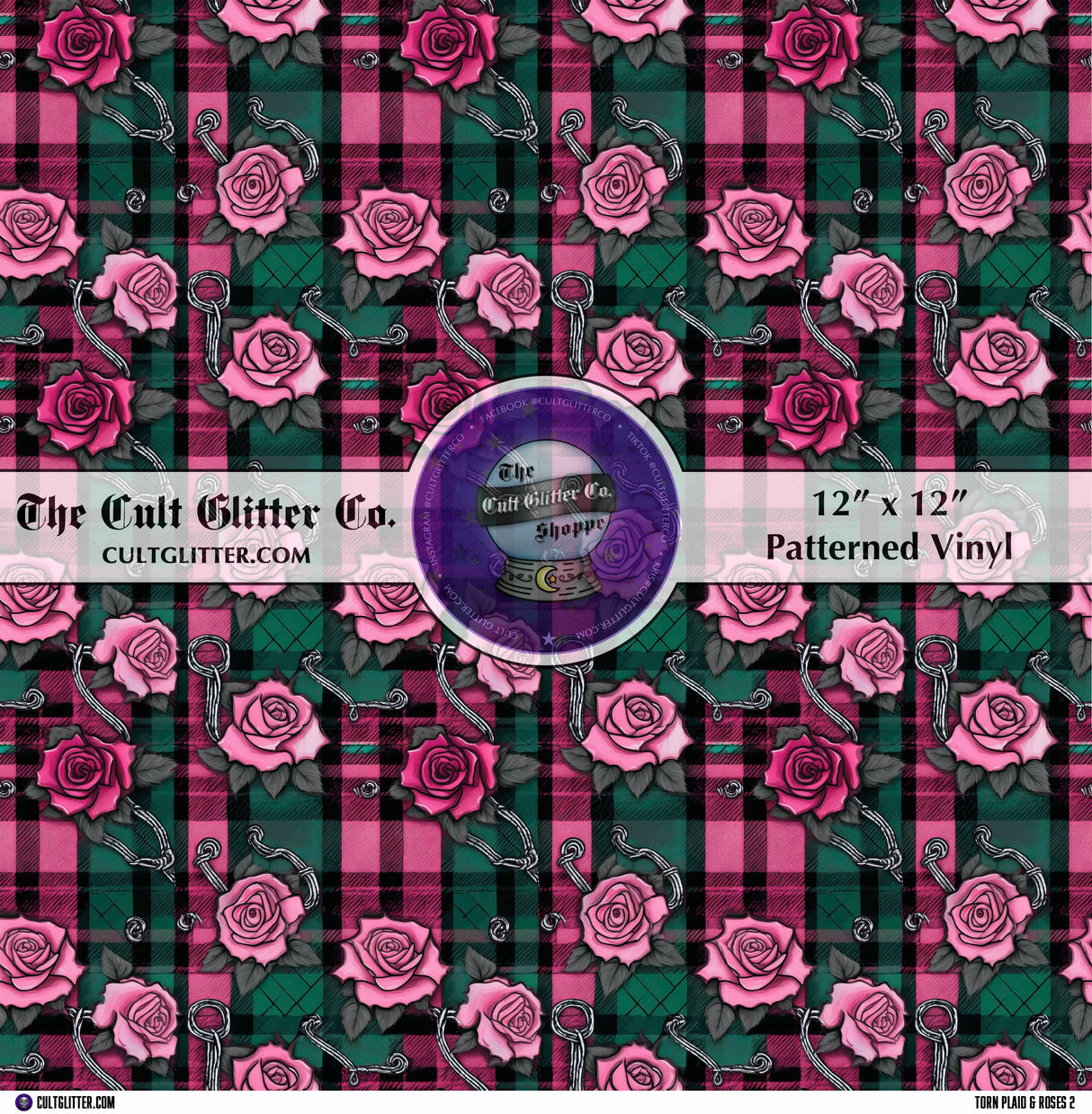 Torn Plaid & Roses 2 - Vinyl