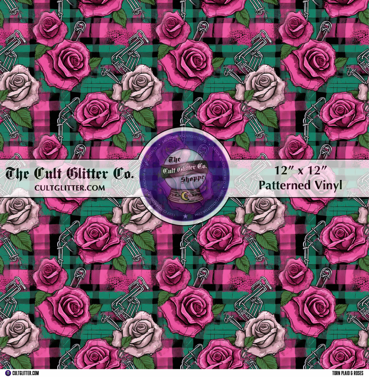 Torn Plaid & Roses - Vinyl
