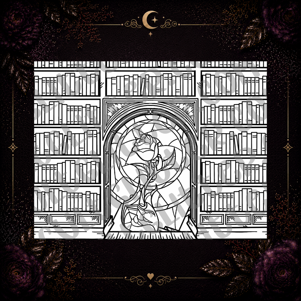 Stained Glass Library Template