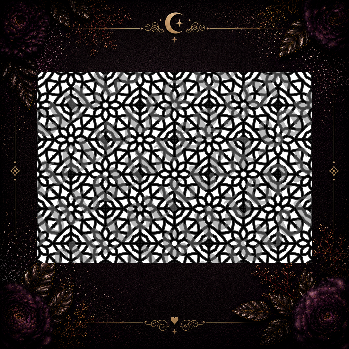 Lantern Pattern Tumbler Template
