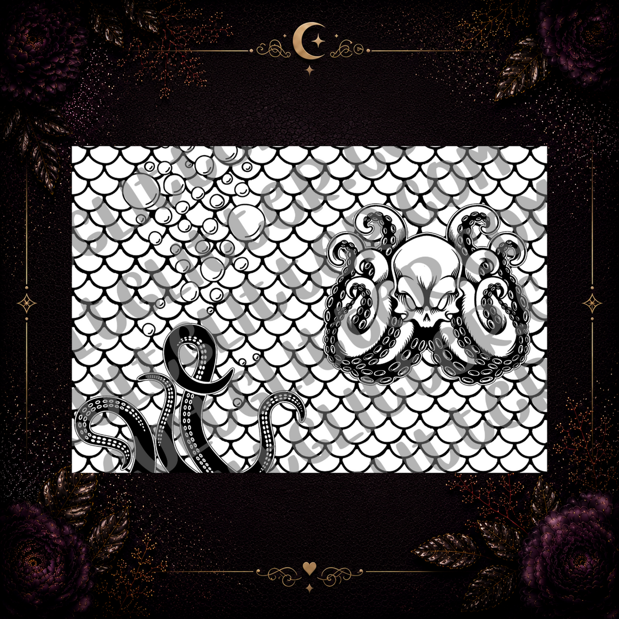 Octopus Tumbler Template