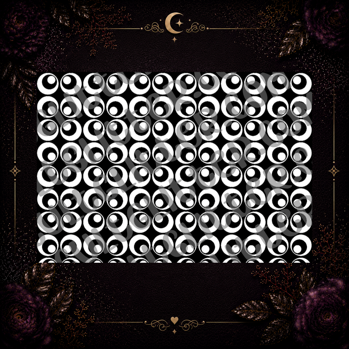 Groovy Circles Tumbler Template