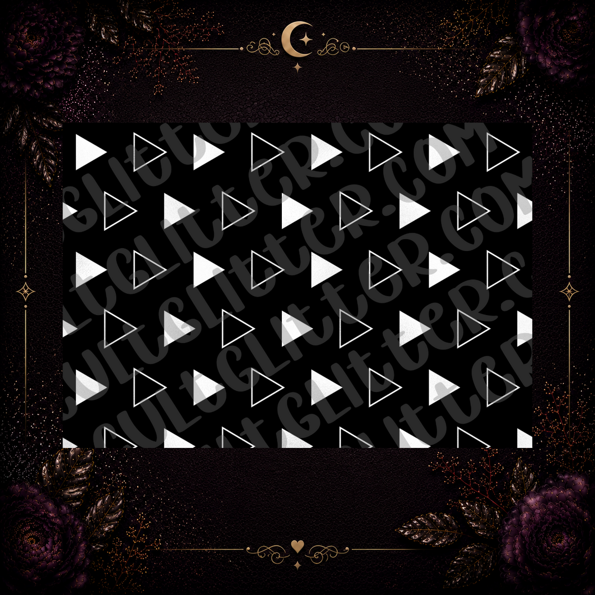Triangle Pattern Tumbler Template
